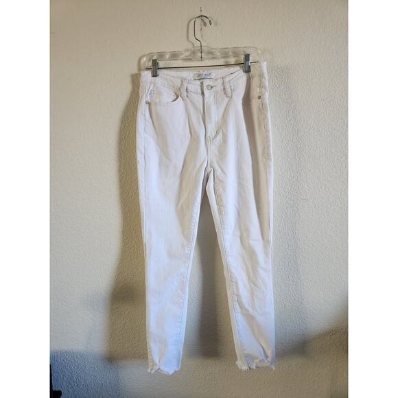 Judy Blues Skinny Fit White Denim Jeans-11/30 - Picture 11 of 11